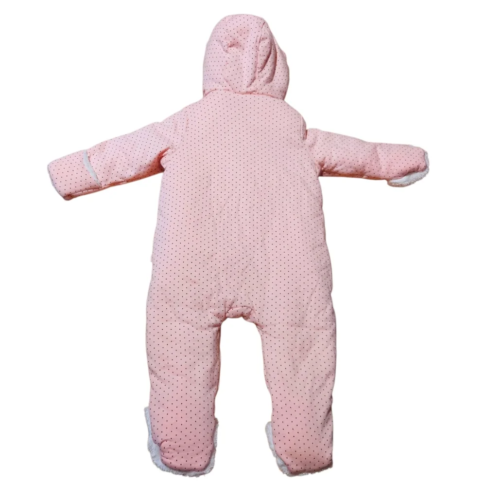 Baby Gap Cozy Faux Fur Lined Hooded Snowsuit Bunting 3-6M